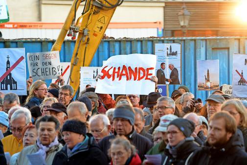 Es war wie Krieg!  Festgottesdienst zum Baubeginn der Garnisonkirche