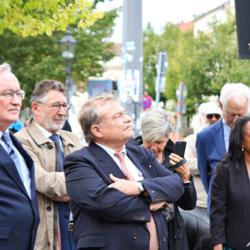 Jann Jakobs zum Steubendenkmal