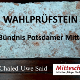 Wahlprüfsteine Oberbürgermeisterwahl 2025 Chaled-Uwe Said
