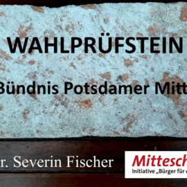 Wahlprüfsteine Oberbürgermeisterwahl 2025 Dr. Severin Fischer SPD